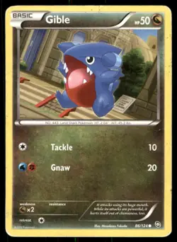 Dragons Exalted Pokemon TCG Gible regular non-holo - Image 1