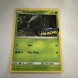 Pokemon Bulbasaur SM198 Detective Pikachu Promo Holo 2019 70 HP TCG - Image 1