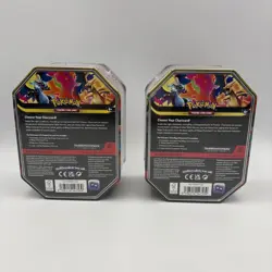 Pokemon Mega Charizard X&Y Set of 2 Tins Sealed Brand New - Image 2