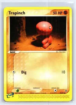 2003 Pokemon TCG EX Dragon Trapinch - 78/97 - LP - Image 1