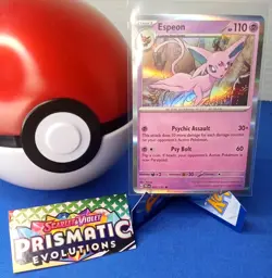 Pokemon Prismatic Evolutions Scarlet and Violet Espeon Holo 033/131 - Image 1