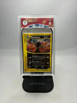 2003 POKEMON AQUAPOLIS #H11 HOUNDOOM-HOLO Graad 7 - ENG - HOLO - Image 1