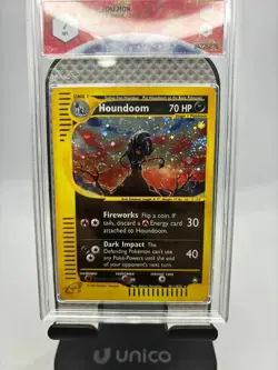 2003 POKEMON AQUAPOLIS #H11 HOUNDOOM-HOLO Graad 7 - ENG - HOLO - Image 2