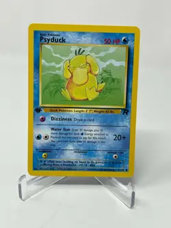 Pokemon Team Rocket 1st Edition Psyduck 65/82 Non-Holo NM - Image 1