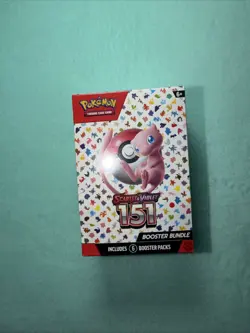 Factory Sealed Pokemon Scarlet & Violet 151 Booster Bundle Box 6 Booster Packs - Image 1