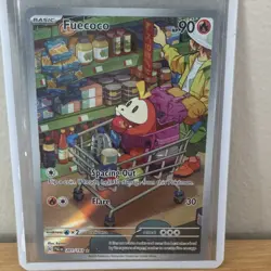 Pokemon TCG Fuecoco 201/193 Paldea Evolved Illustration Rare Full Art Holo 90 HP - Image 1
