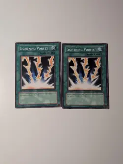 Lightning Vortex - SD09-EN026 1st Edition - YuGiOh Set Of 2 - Image 1