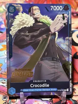 CROCODILE - One Piece OP02-053 - FINALIST PROMO - Offline Regional 2023 - Image 1