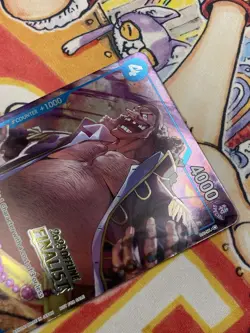One Piece Marshall D Teach ST03-014 2023 OFFLINE REGIONAL Finalist Blackbeard - Image 3