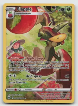 Flapple - TG02/TG30 - Pokemon Astral Radiance Sword & Shield Holo Rare Card NM - Image 1