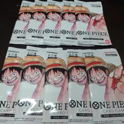 10 Promo Packs set One Piece P-001-P-005 Card Game 2022 Japanese Bandai - Image 1