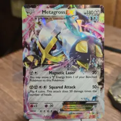 Pokemon Metagross EX XY Foil Basic Card XY34 HP180 2014 English - Image 1