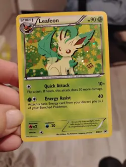 Pokemon Leafeon Black & White BW87 90 HP Promo Holo Stage 1 Card - Image 1