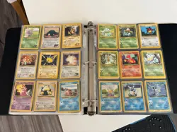 Vintage Pokemon Mix Binder Cards Base Fossil Non Holos Lot Collection WOTC - Image 2