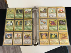 Vintage Pokemon Mix Binder Cards Base Fossil Non Holos Lot Collection WOTC - Image 3