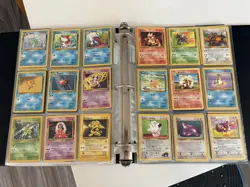 Vintage Pokemon Mix Binder Cards Base Fossil Non Holos Lot Collection WOTC - Image 5