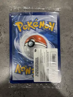 Sealed Pikachu At The Museum MEP NHM Promo Jumbo Card Pokemon Tcg - Image 2