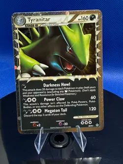 Tyranitar 88/95 LP Prime Unleashed HeartGold SoulSilver Pokemon Card TCG - Image 1