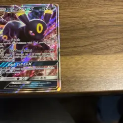Umbreon GX 80/149 Ultra Rare SM Base Set Near Mint Pokemon Card - Image 5