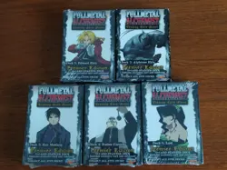 Fullmetal Alchemist Trading Card Game TCG Premier Edition Starter Deck Set Of 5 - Image 1