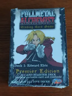Fullmetal Alchemist Trading Card Game TCG Premier Edition Starter Deck Set Of 5 - Image 2
