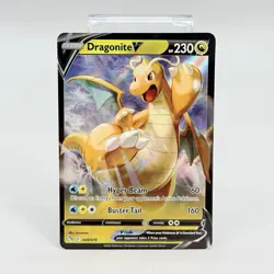 Pokemon Dragonite V 049/078 Pokemon GO TCG Ultra Rare NM Card - Image 1