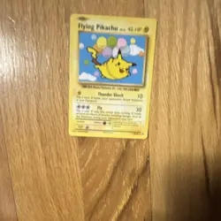 Pokemon TCG Pikachu, Flying Pikachu Card Lot - 9 Cards, Holo, Regular, English - Image 3