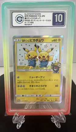 CCIC 10 Pretend Comedian Pikachu 407/SM-P Promo Osaka DX Pokemon Card Japanese - Image 1