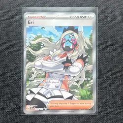 Pokemon TCG Temporal Forces Eri Full Art Trainer Holo Ultra Rare Card 199/162 - Image 1