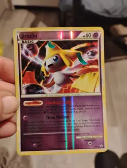 Pokemon Jirachi Unleashed 1/95 60 HP Holo Rare Reverse Holo Card Kawahara - Image 1