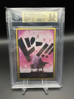 2025 One Piece PRB02 EN Don!! Card Tony Tony Chopper Gold BGS 9.5 GEM MINT - Image 1