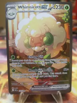 🔥Pokemon White Flare - Whimsicott ex - Special Illustration Rare Holo 165/086🔥 - Image 1