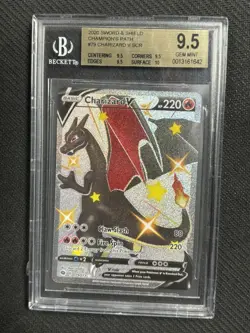 Pokemon TCG 2020 Champion's Path Charizard V Secret Rare 079/073 | BGS 9.5 - Image 1