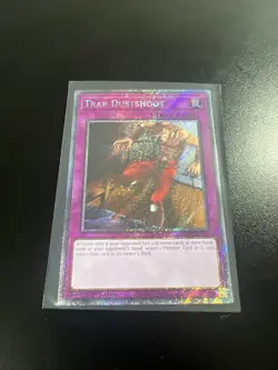Yu-Gi-Oh! Trap Dustshoot RA04-EN121 Platinum Secret Rare - Image 1