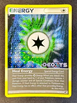 Heal Energy 94/107 2005 EX Deoxys Pokemon Card TCG Reverse Holo Stamped - VLP - Image 1