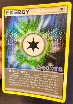 Heal Energy 94/107 2005 EX Deoxys Pokemon Card TCG Reverse Holo Stamped - VLP - Image 2