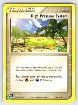 High Pressure System 85/97 2003 EX Dragon Pokemon Card Nintendo Uncommon - VLP - Image 1
