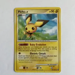 Unique Crimp Pichu 45/100 NM -Vintage Pokemon Card- Storm front - Image 1