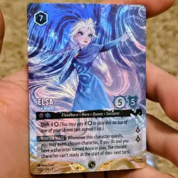 FOIL Elsa Ice Maker Top 16 Promo DLC Richmond 2/C2 VERY RARE 2 / C2 Lorcana Card - Image 1