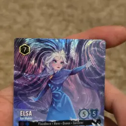 FOIL Elsa Ice Maker Top 16 Promo DLC Richmond 2/C2 VERY RARE 2 / C2 Lorcana Card - Image 2
