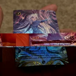 FOIL Elsa Ice Maker Top 16 Promo DLC Richmond 2/C2 VERY RARE 2 / C2 Lorcana Card - Image 4