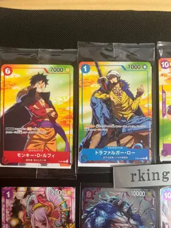 One Piece Card Game Promo set of 11 Card Luffy Zoro Law Sabo Yamato Kaido Law - Image 2