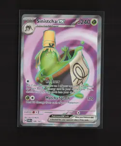 Sinistcha ex 189/167 Twilight Masquerade Ultra Rare Full Art Pokemon Card - Image 2