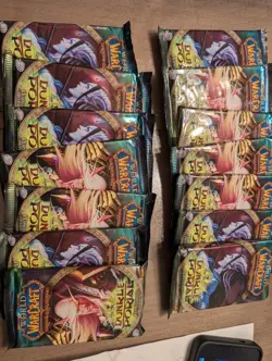WoW World Of Warcraft Trading Card Game TCG CCG Lot with some sealed boosters - Image 1