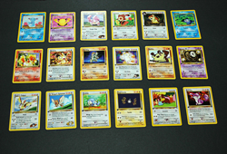 Vintage Lot 18 Non-Holo Pokemon Cards First Editions Team Rocket Gym Neo LP Mix - Image 1