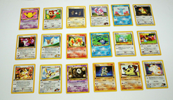 Vintage Lot 18 Non-Holo Pokemon Cards First Editions Team Rocket Gym Neo LP Mix - Image 3