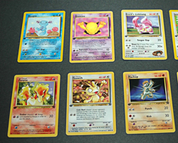 Vintage Lot 18 Non-Holo Pokemon Cards First Editions Team Rocket Gym Neo LP Mix - Image 4