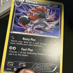 Zoroark Black & White 71/114 Holo Pokemon Trading Card HP - Image 2