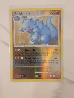 Rhydon 60/130 - Diamond & Pearl - Pokemon Card Reverse Holo - LP - Image 1