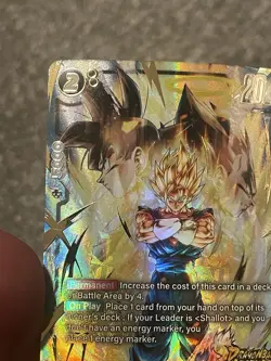 Vegito FS09-16 Bonus Pack Gold Art Promo Card Dragon Ball Legends Art MP - Image 3